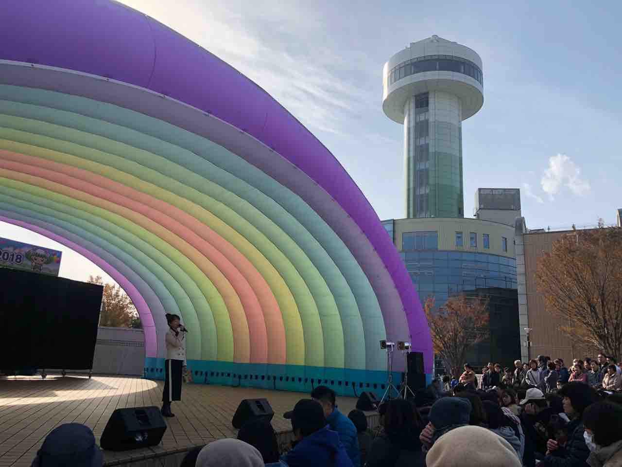 『JA愛知北 合併25周年記念 ふれあいフェスティバル』屋外ステージ